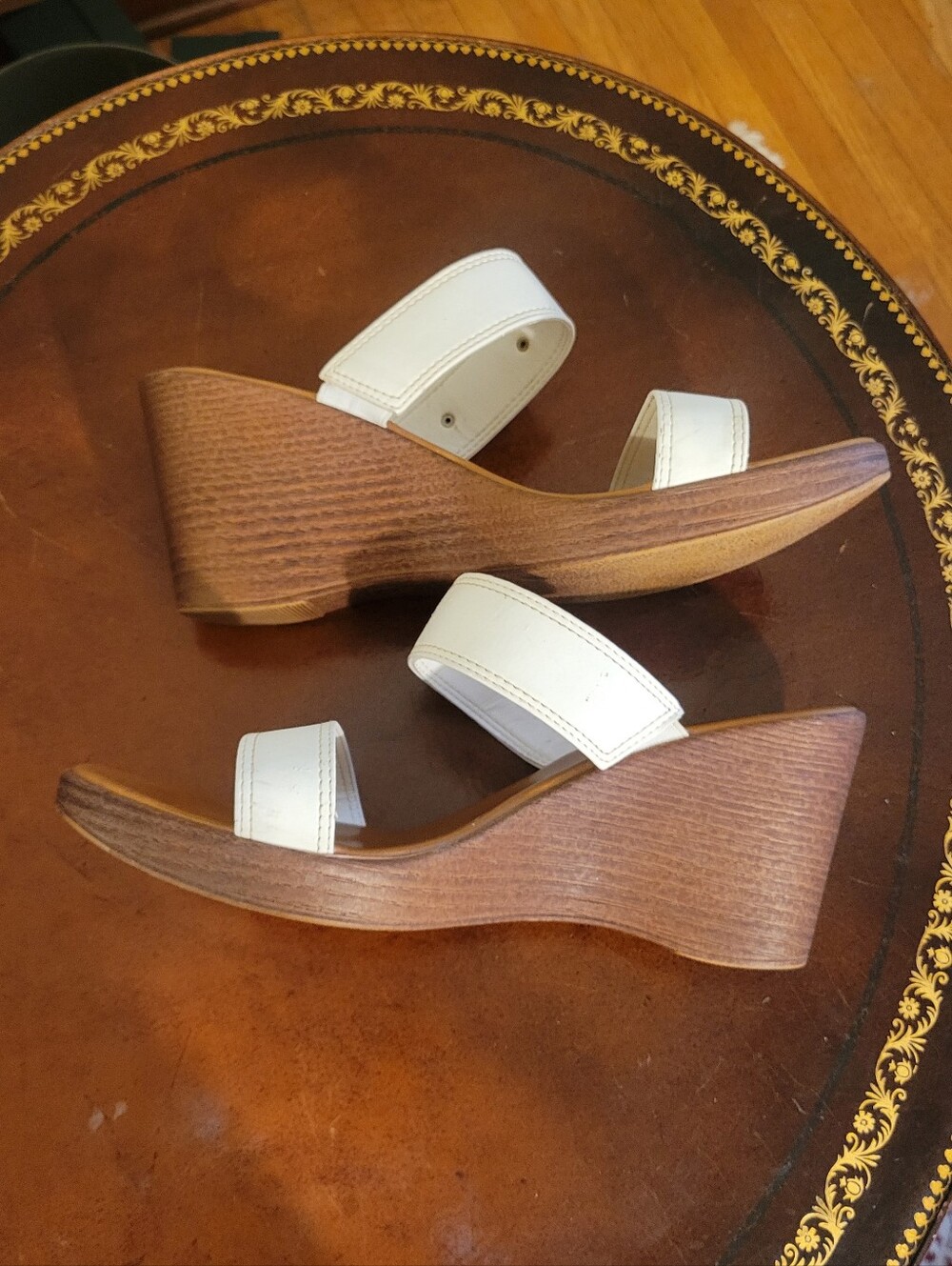 Italian Shoemakers Wedge Sandal Size 8.5 - Picture 3 of 10
